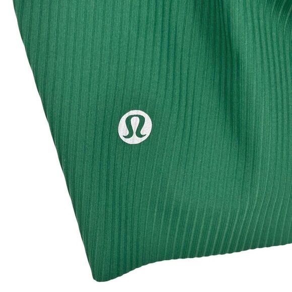 Lululemon Base Pace‎ High-Rise Short 8" Ribbed Nulux Everglade Green Size 2 - Picture 7 of 10